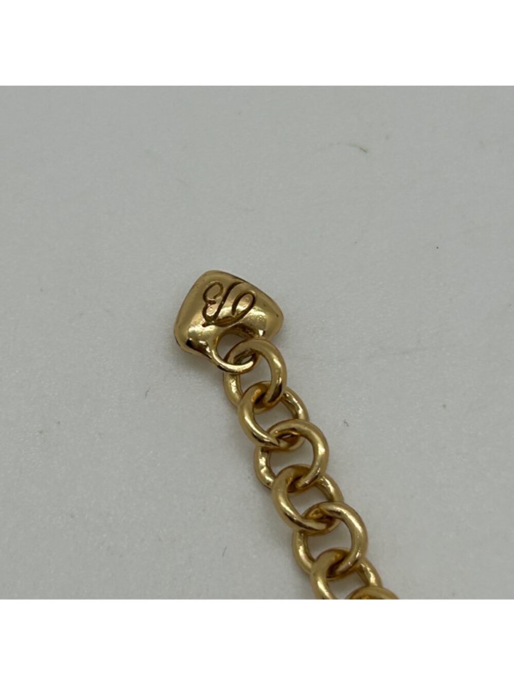 Brighton Gold Heart Crystal Charm Bracelet Snake Chain Jewelry Adjustable 7-8" - Picture 14 of 14